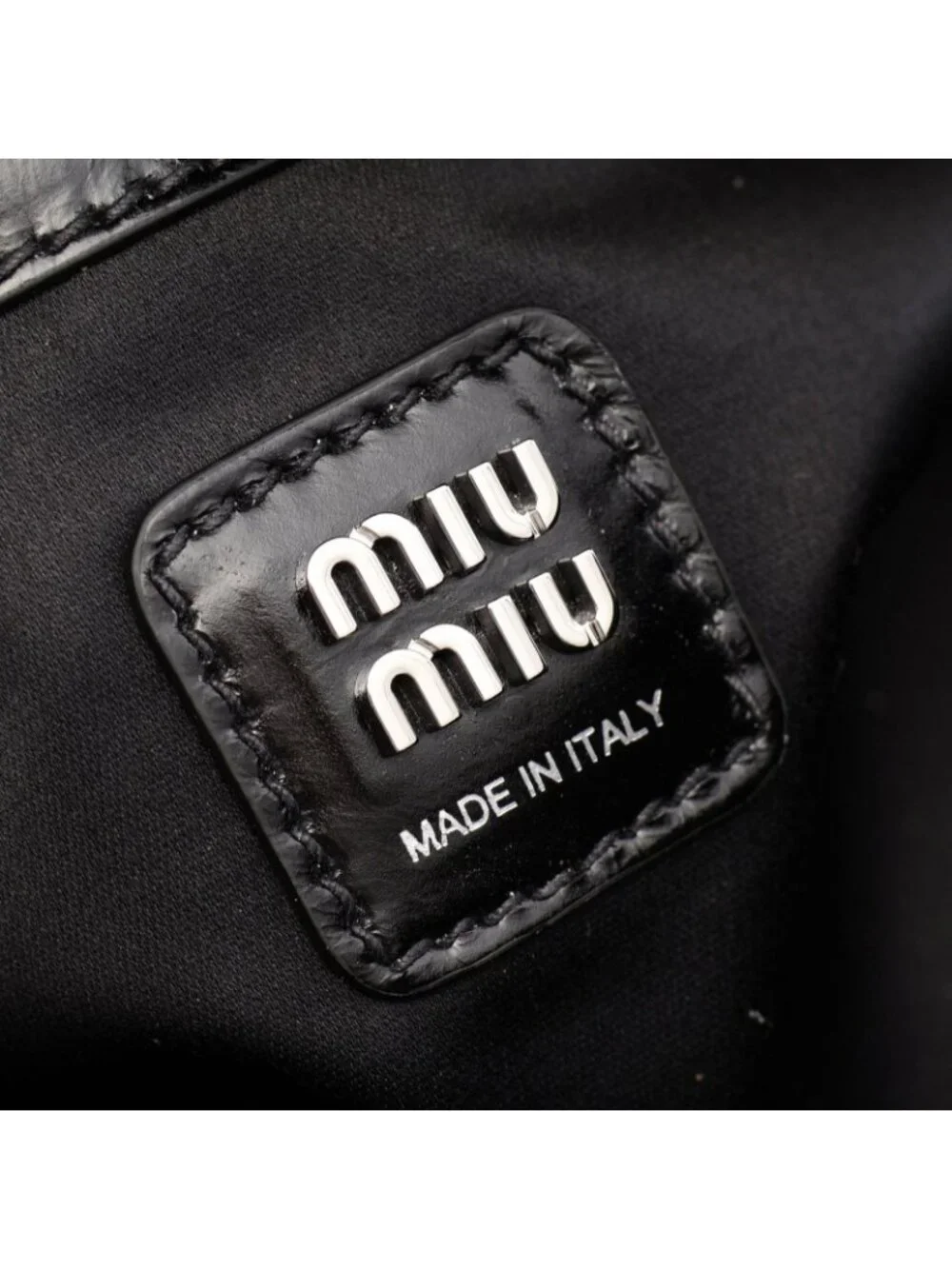 Miu Miu Handbag Vitello Shine Leather
